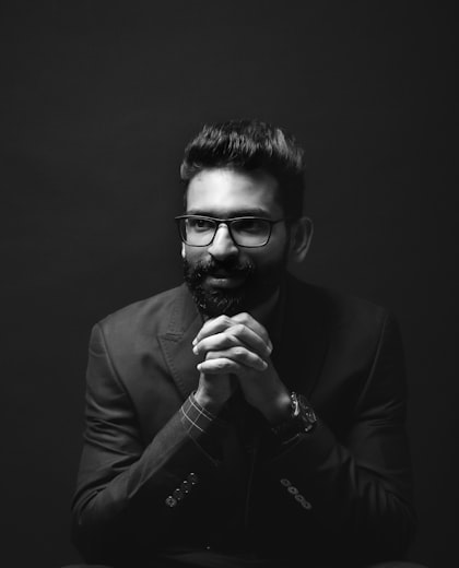 Portrait of Arun Mehta, founder of Quiller